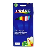 Dixon Prang Presharpened 7-Inch Colored Pencils, 12-Color Set (22120)