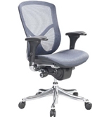 Eurotech Fuzion Luxury Mesh Chair, Blue (FUZ8LX-LO-BLU)