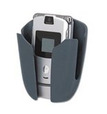 Fellowes Partition Additions Phone/MP3 Holster - Partition Additions Phone/MP3 Holster, Dark Graphite