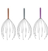 Hand Held Scalp Head Massager - Set of Three (Colors May Vary)