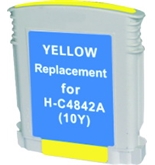 Printer Essentials for HP 10 Yellow - HP Business Inkjet 2000/2500, DesignJet Color GA/CAD - CARTC4842