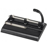 Master Adjustable 32-Sheet 3-Hole Punch  Adjustable 13/32 Inches Punch Heads Black