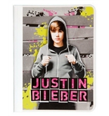 Mead Justin Bieber Composition Book, 80CT Wide Rule, Gray Design (72617)
