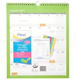 Mead Project Planning Wall Calendar, 13-Inch x 11-Inch, 2011/2012 (602520)