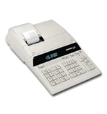 Monroe 8130 White Heavy Duty Desktop Printing Calculator