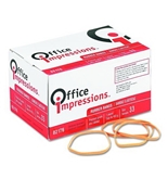 Office Impressions Rubber Bands, Size 33, 0.125 x 3.5 Inches, 630 Per 1 lb Pack (82176)
