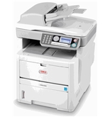 Okidata MB480 MFP (120V) Laser Printer, Fax, Copier & Scanner with Network Card - 62433301