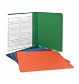 Oxford 52513 Panel and Border Leatherette Front Report Cover, Assorted Colors, 25 per Box