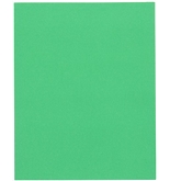 Oxford 57503 Twin Pocket Leatherette-Grained Portfolios, Light Green, 25/Box