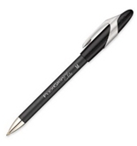 Paper Mate Flexgrip Elite Stick Medium Point Ballpoint Pens, 12 Black Ink Pens (85585)