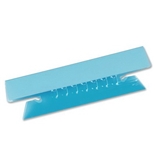 Pendaflex Hanging File Folder Tabs, 1/3 Tab, 3.5 Inches, Blue Tab/White Insert, 25 per Pack (43-1/2-BL