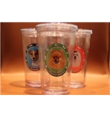 Pomeranian Dog Clear Insulated Tumbler Grande To-Go Cup