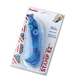 Premier EZ Stamp Affixer, Easy-to-Use - Stamps are Applied in One Convenient Swipe, Blue (PREDL32)
