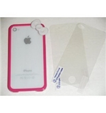 Premium Quality (HOT PINK) iPhone 4S / 4 Bow Bumper Case Skin Cover