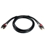 QVS 12ft Dual-RCA Premium Component Audio Combo Cable