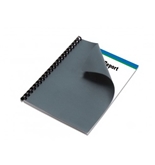 Linen Graphite Paper Letter Size Binding Cover 50 Pack