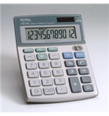 Royal XE48 12 Digit Angled Display Calculator