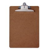 Saunders Recycled Hardboard Clipboard with High Capacity Clip, Letter Size, 8.5 inch x 12 inch, 1 Clip