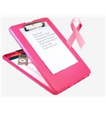 Saunders SlimMate Plastic Storage Clipboard, Letter Size, 8.5 x 12 Inch, Pink (00835)