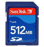 SanDisk 512MB Card