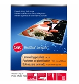 Swingline GBC LongLife Thermal Laminating Pouches, 4"" x 6"" Photo Size, 5 Mil, 10 Pack (3747322)