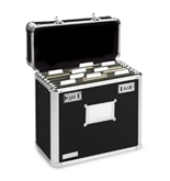 Vaultz VZ01187 - Locking File Tote Storage Box, Letter - Black