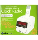 Vextra AM/FM iPod Compatible Clock Radio