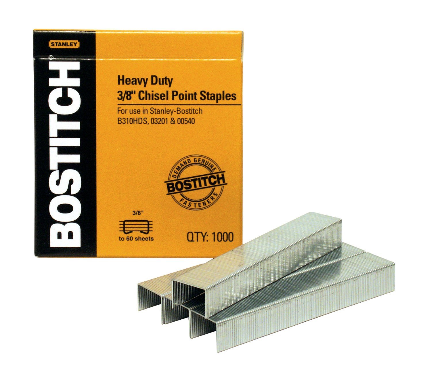 Bostitch Stanley Bostitch SB353/8-1M Heavy Duty Staple Lot of 20,000 20 Boxes of 1,000 
