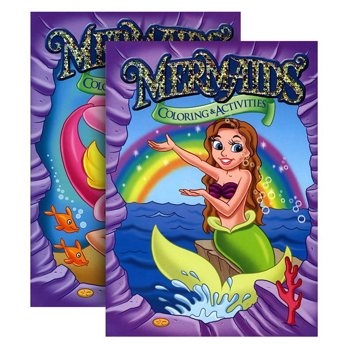 Mermaids Foil & Embossed Coloring & Activity Book Case Pack 48