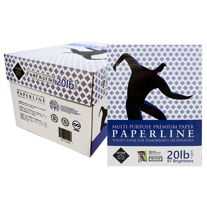 PAPERLINE (97) GLOBAL 8.5 X 11 White Copy Paper (10 Reams/Case)