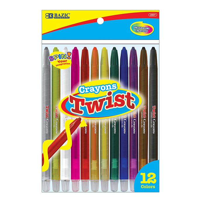 Bazic Twist Crayons - 8 count