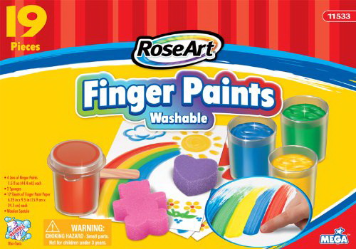 ROSE ART Finger Paint Paper 15 glossy art sheets