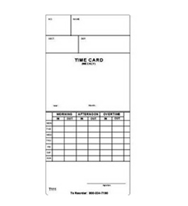 Acroprint Weekly Time Cards 1000 Pack