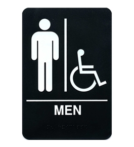 Garvey ADA and Contemporary Signs 098046 Restroom Combo 1 Men and 1 Woman