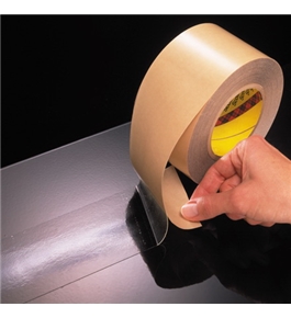 1" x 60 yds. 3M - 465 Adhesive Transfer Tape - Hand Rolls (36 Per Case)