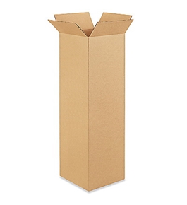 10" x 10" x 36" Tall Corrugated Boxes (Bundle of 25)