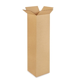 10" x 10" x 38" Tall Corrugated Boxes (Bundle of 25)