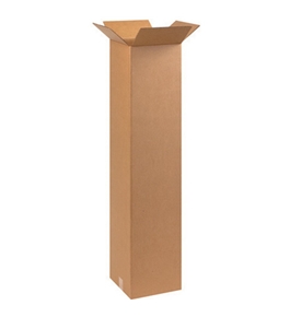 10" x 10" x 48" Tall Corrugated Boxes (Bundle of 20)
