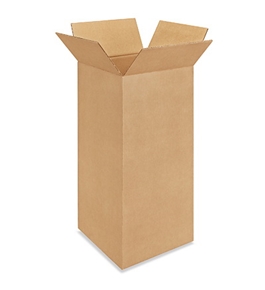 12" x 12" x 24" Tall Corrugated Boxes (Bundle of 25)