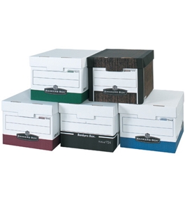 15" x 12" x 10" Black R-Kive® File Storage Boxes (12 Each Per Case)