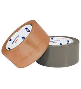 2" x 110 yds. Clear 2.0 Mil Natural Rubber Tape (36 Per Case)