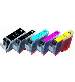 20 Pack (4BK/4BK/4C/4M/4Y) BCI-6 BCI-3e non-OEM Printer Ink Cartridges for Canon Pixma i860 iP4000 iP5