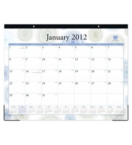 2012 Blue Sky Dandelions Desk Pad 22 x 17
