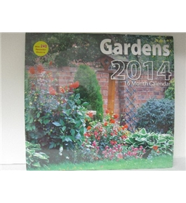 2014 Gardens Calendar (12x12) Wall Calendar with 240 Reminder Stickers