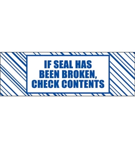 3" x 110 yds. "If Seal Has Been..." Print (6 Pack) Tape Logic™ Security Tape (6 Per Case)