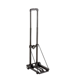 Safco Products 4058NC Plastic Luggage Cart, 150 lb. Capacity, Black