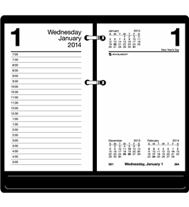 AT-A-GLANCE 2014 Daily Desk Calendar Refill, 3.5 x 6 Inches (E717-50)