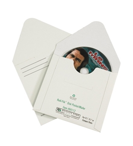 5 1/8" x 5" White Fibreboard CD Mailers (100 Per Case)