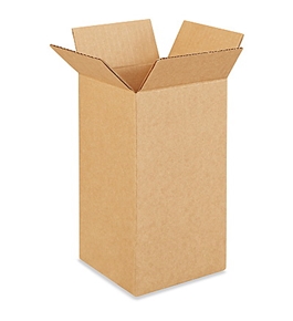 5" x 5" x 10" Tall Corrugated Boxes (Bundle of 25)