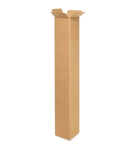 5" x 5" x 36" Tall Corrugated Boxes (Bundle of 25)